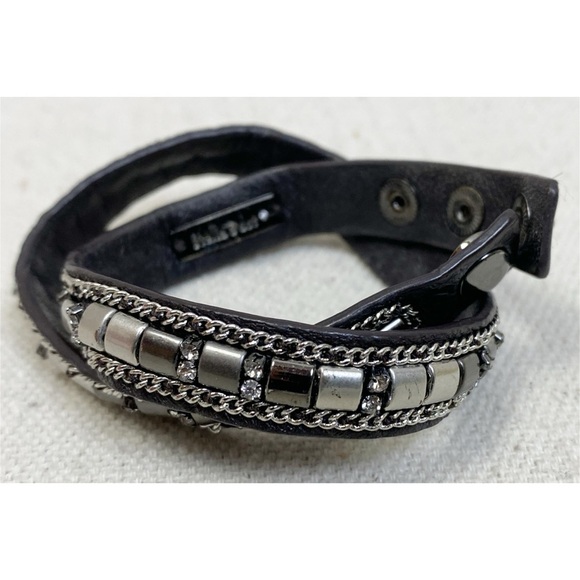 Stella & Dot Cady Wrap Bracelet/Silver ~ Retired - Picture 2 of 6